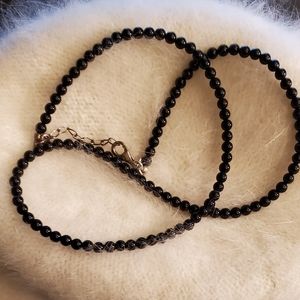 Nicky Butler 4mm Gemstone Bead 20" necklace.